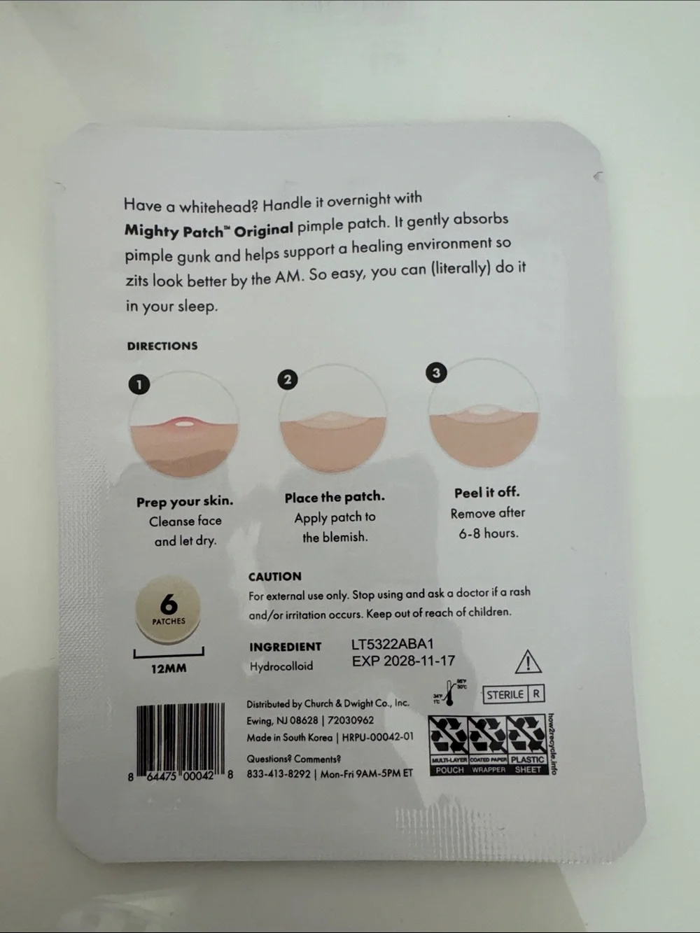 Hero Mighty Patch Original Hydrocolloid Pimple Patches - NWT